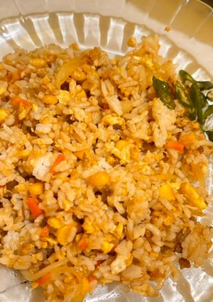 Foto resep Nasi goreng daging jagung