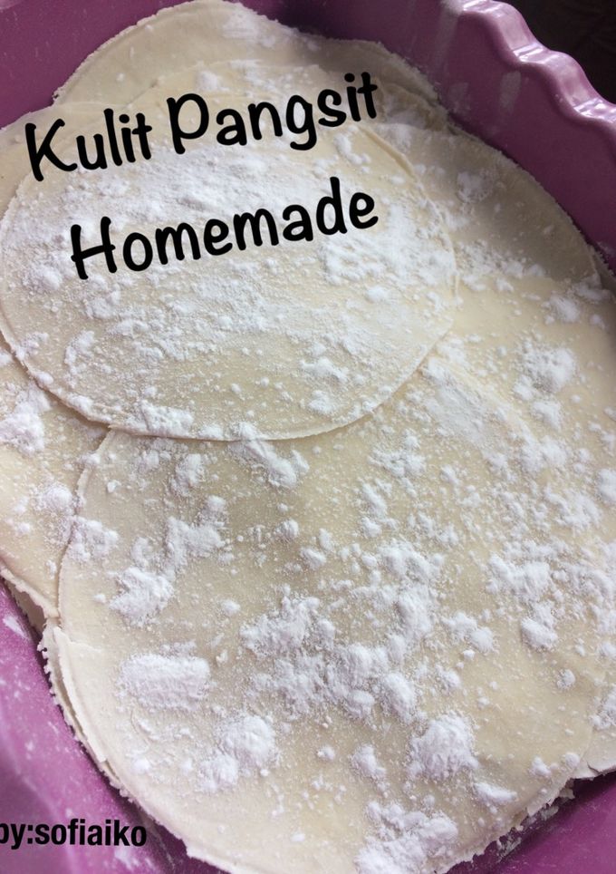 Foto resep Kulit Pangsit Homemade Takaran Sendok