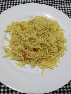 Foto resep Spaghetti Aglio Olio Tuna