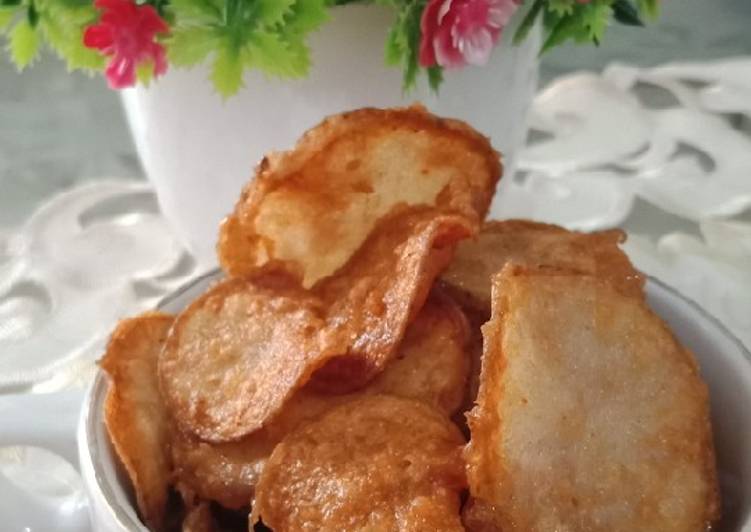 Langkah Mudah untuk Membuat Keripik kentang krenyes, Menggugah Selera