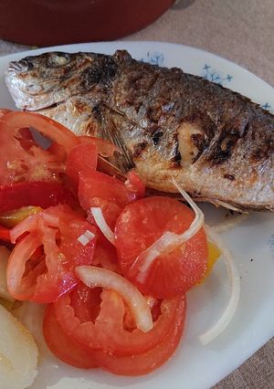 A picture of Grilled Sea Bream.