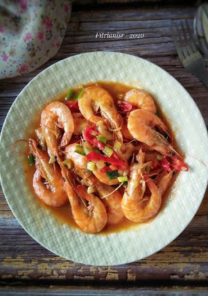 Foto resep Udang Saus Tiram