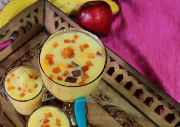 Steps to Make Award-winning Fruit custard