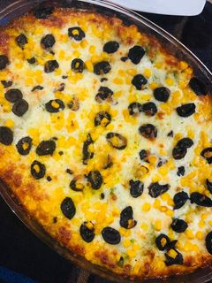 صورة لوصفة باستا بالدجاج مع الجبن والخضار 🌸