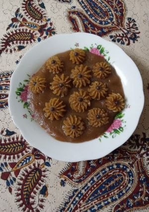 عکسی از دستور حلوای ساده آرد گندم