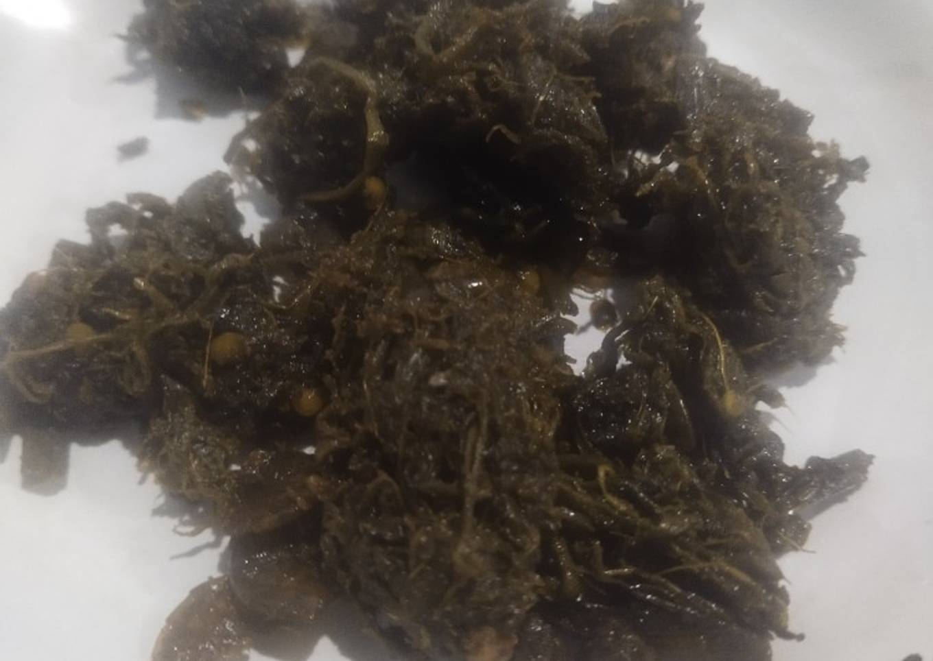Rendang paku (pakis sayur)