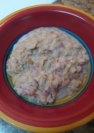 A picture of Strawberries and Cream Oatmeal.