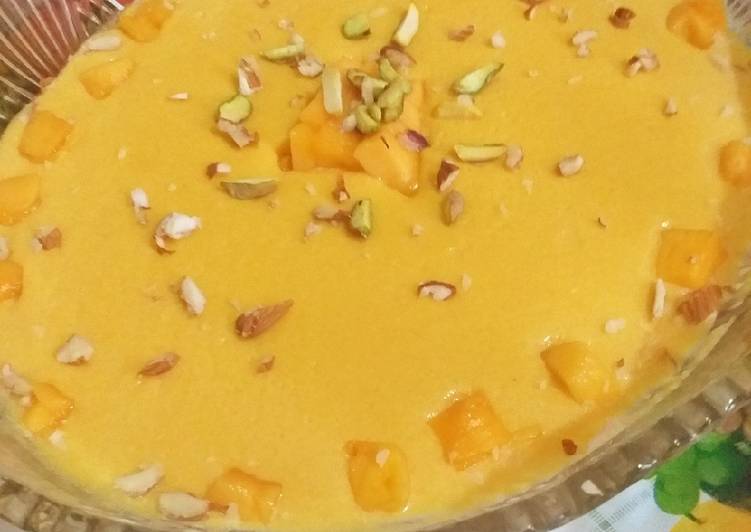 Mango pudding