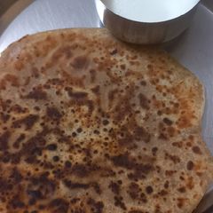A picture of Puranpoli Made of Turdal.