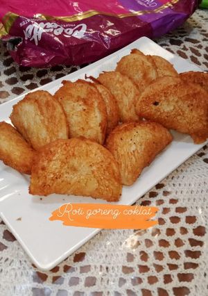 Foto resep Roti goreng isi coklat (dari roti tawar)