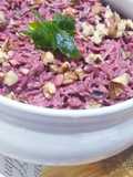 Salata rusească cremoasa de sfeclă rosie