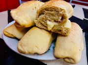 Una foto de jamón muzarella