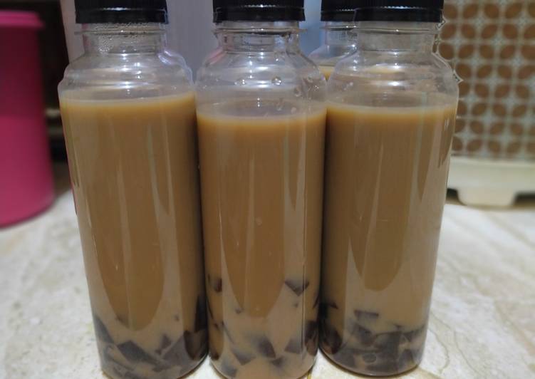 {Cara Membuat Es Cappucino Jelly Untuk Pemula