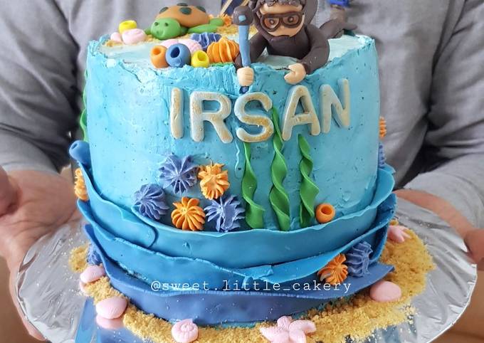 Yuk intip, Resep memasak Kue Ulang tahun - (Chocolate Cake base)  sempurna