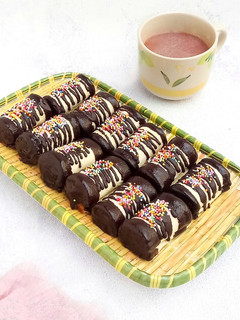 Foto resep Roti Tawar Gulung isi pisang coklat (tanpa oven tanpa kukus)
