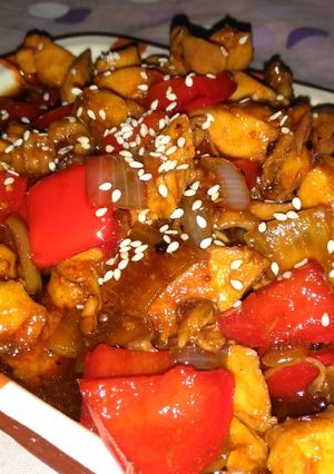 Foto resep Chicken blackpaper,Hauce