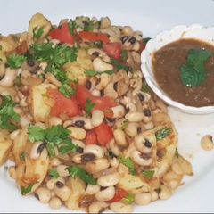 Lobia ki chatpati chaat A picture of Lobia ki chatpati chaat.