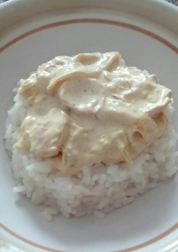 Una foto de Arroz al curry