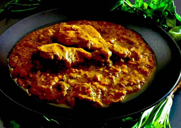Recipe of Yummy Chicken-Daal Gosht | Chicken cooked in a Lentils Gravy