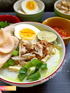 Foto resep Bubur Ayam Magic-com (dari nasi sisa semalam)