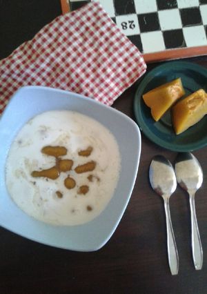 Foto resep 22. Bubur candil labu kuning