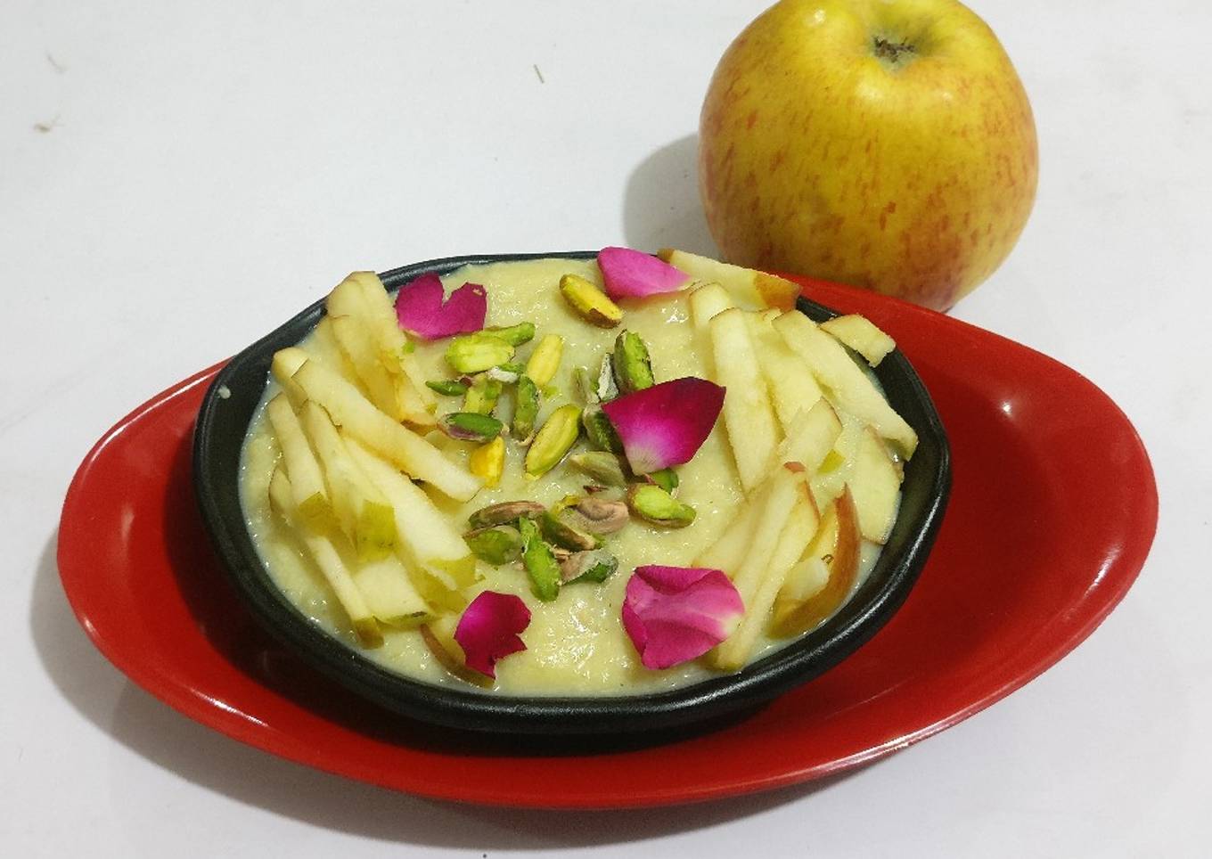 Apple & dry fruits mix rabri
