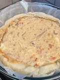 Quiche alle Cipolle Miste (Cipollotti e Cipolla di Tropea)  e Salmone Affumicato