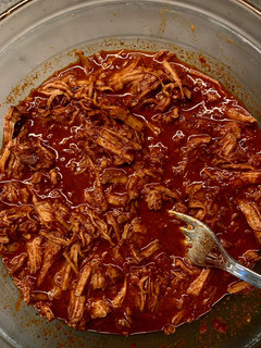 Una foto de Tacos de cochinita pibil en la crockpot 🌮