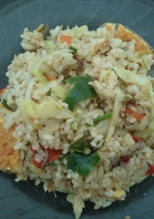 Foto resep Nasi goreng teri medan