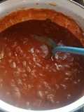 Carne de res con chile colorado