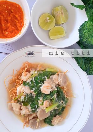 Foto resep Mie Titi / mie kering khas Makassar
