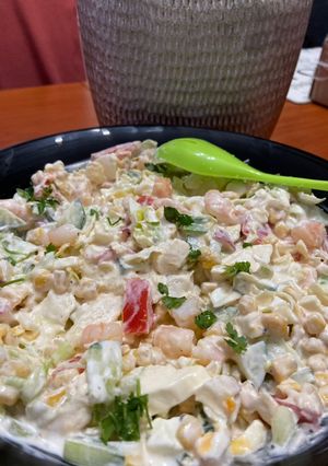 Rák saláta recept fotója