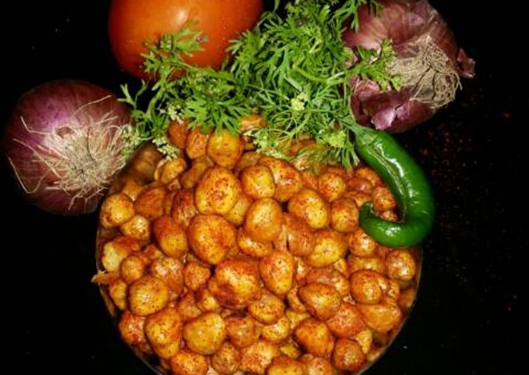 Dhaba style chana fry