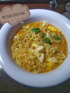 Foto resep Mie Kuah Sayur Pedas