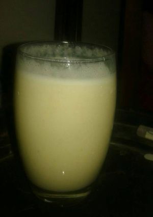 صورة لوصفة لبن بالموز