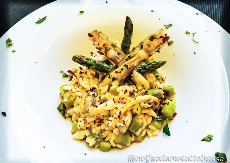 Risotto Asparagi e Cannolicchi