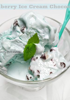 Foto resep Blueberry Ice Cream Chocochips