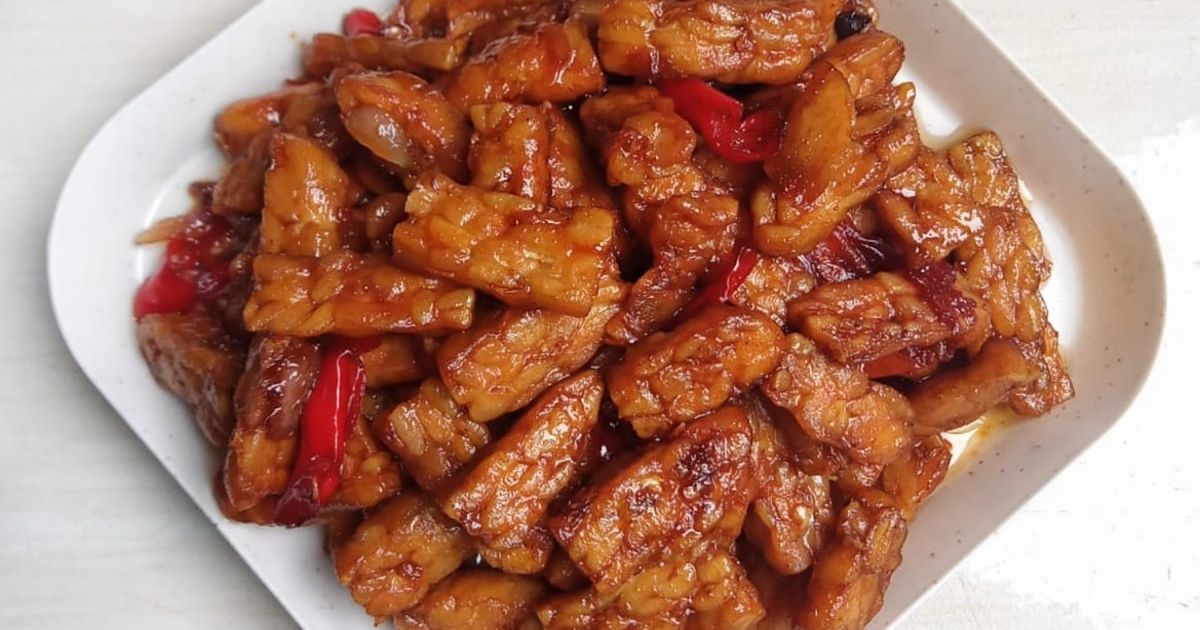 Tempe orek basah