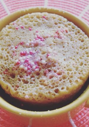 Una foto de Mug cake sin leche