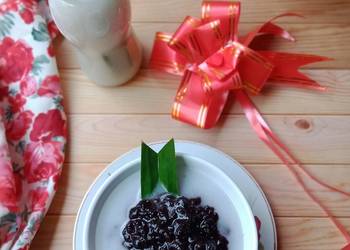 Resep Baru Bubur Ketan Hitam Ala Warung