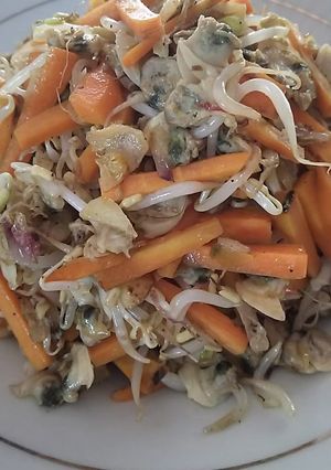 Foto resep KERANG tumis taoge