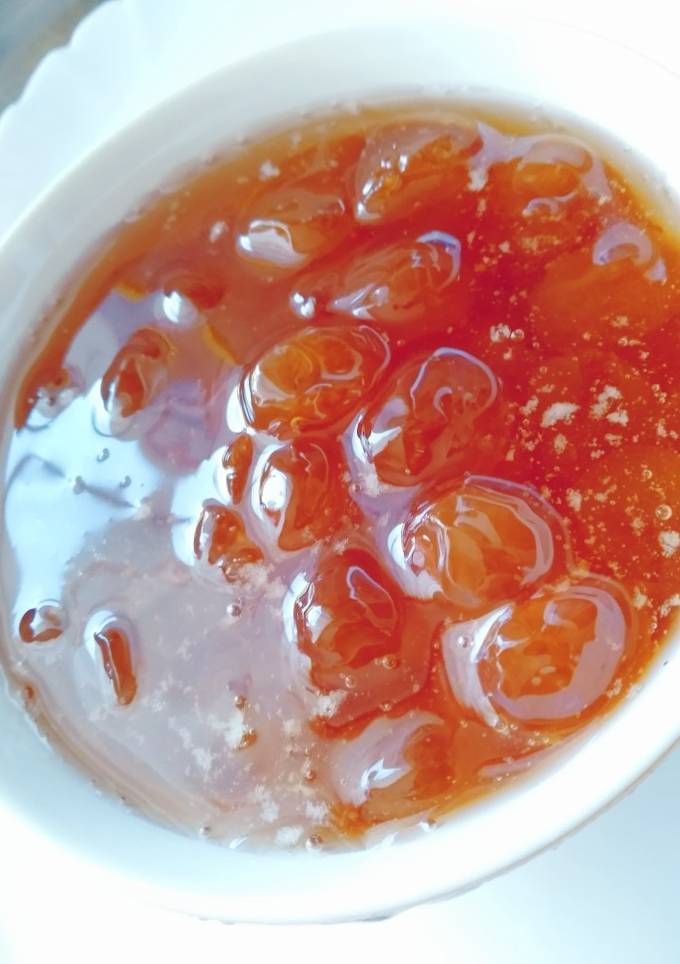 Варенье из белой черешни