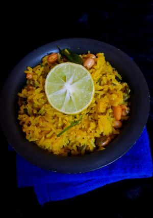 A picture of Lemon Rice.