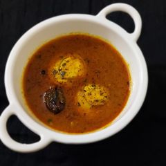 A picture of Egg curry dhaba style.