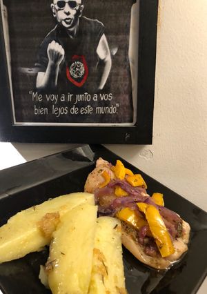 Una foto de Matambrito de cerdo a la chapa 🦀