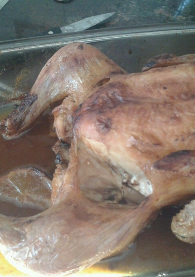 Una foto de Pollo asado