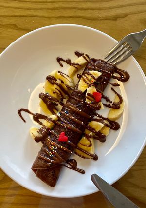 Hình của món Crepe điện giật.