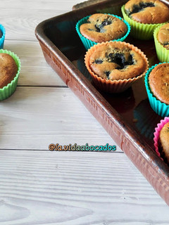 Una foto de Muffins de Arándanos Starbucks Saludables