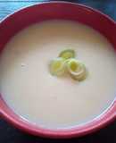 Crema de puerros