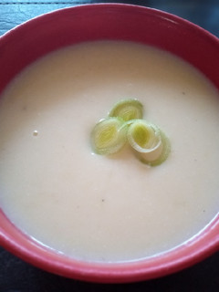 Una foto de Crema de puerros